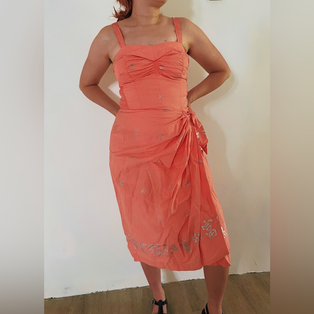 *RARE* 1950s Alfred Shaheen Sarong Dress